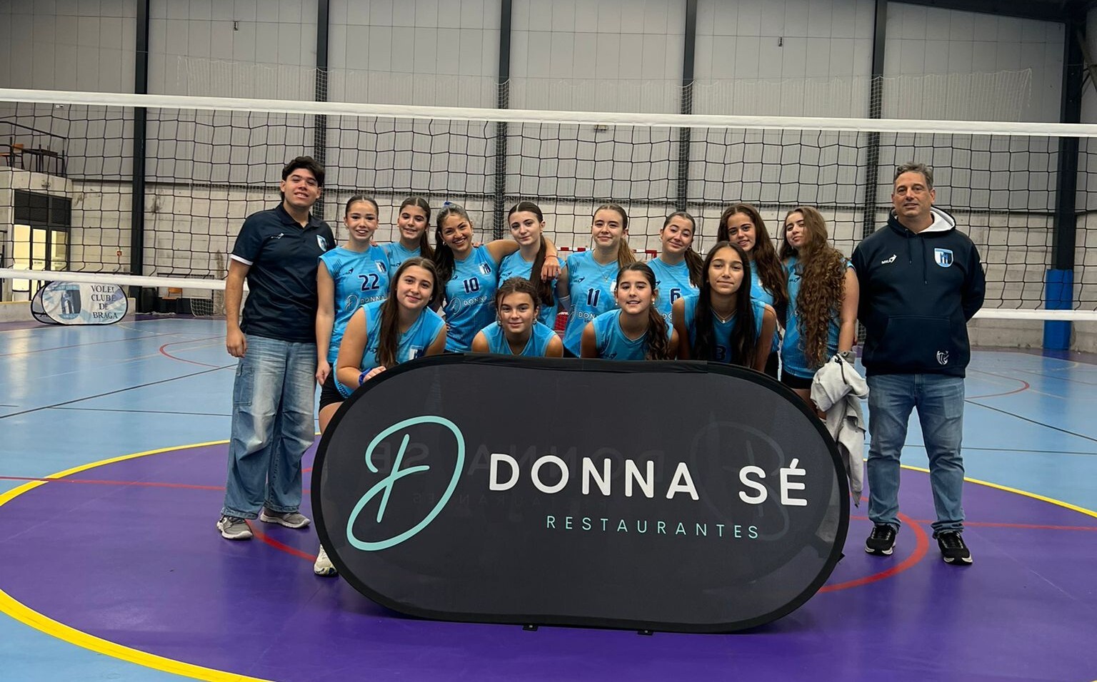 VC Braga A e SC Braga vencem e dividem comando da Série B em Iniciados 16 11 2025-1